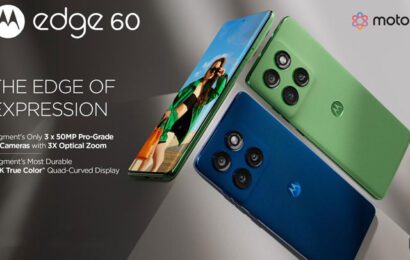 Motorola Edge 60: शानदार फीचर्स के साथ मिड-रेंज मार्केट में धमाकेदार एंट्री