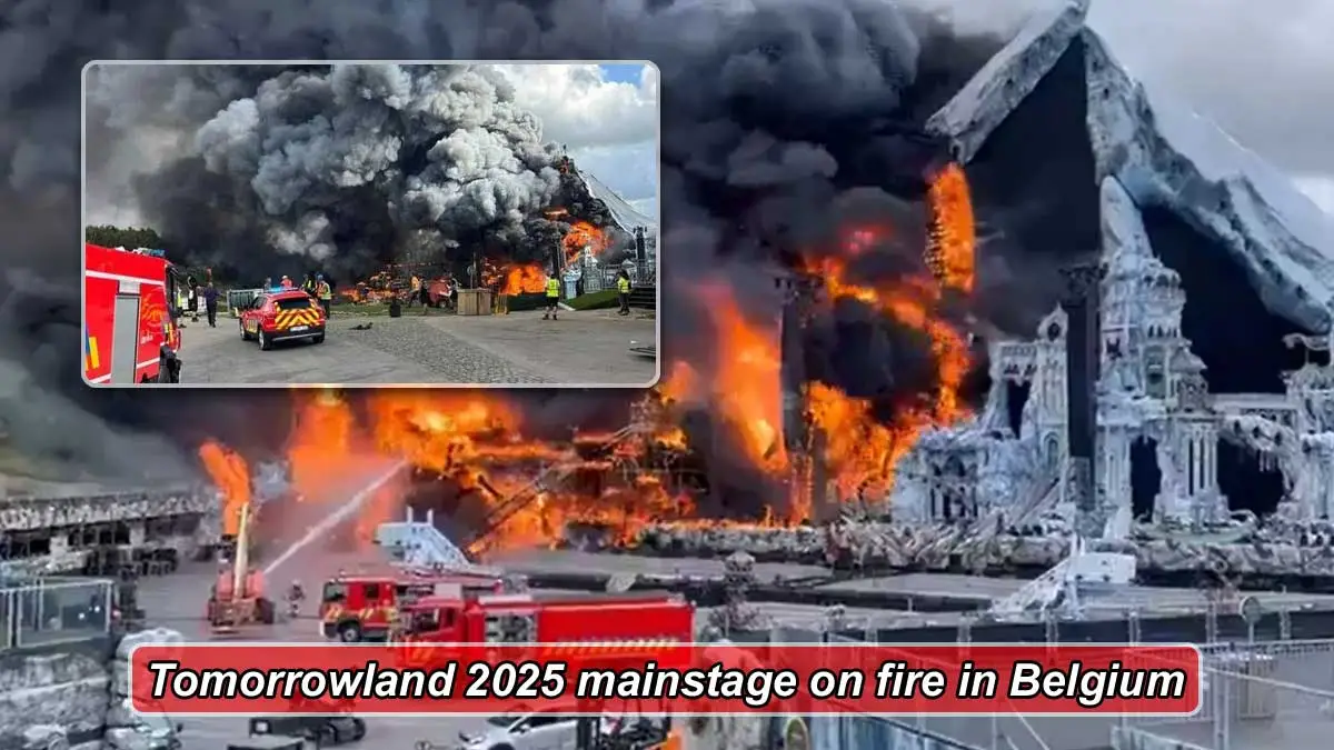 Massive fire destroys Tomorrowland music festival main stage days before opening